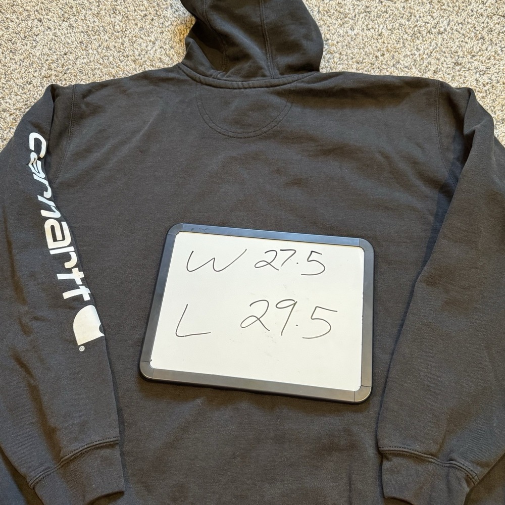 Carhartt Loose Fit Heavyweight Hoodie Men Size 2XL Black Hooded Pocket K288 BLK - Picture 7 of 7